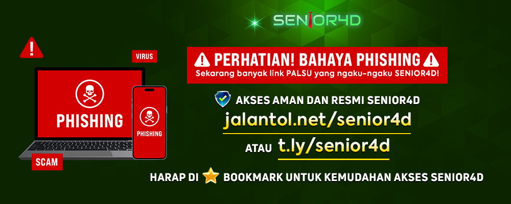 Perhatian bahaya phising, gunakan akses aman dari senior4d.